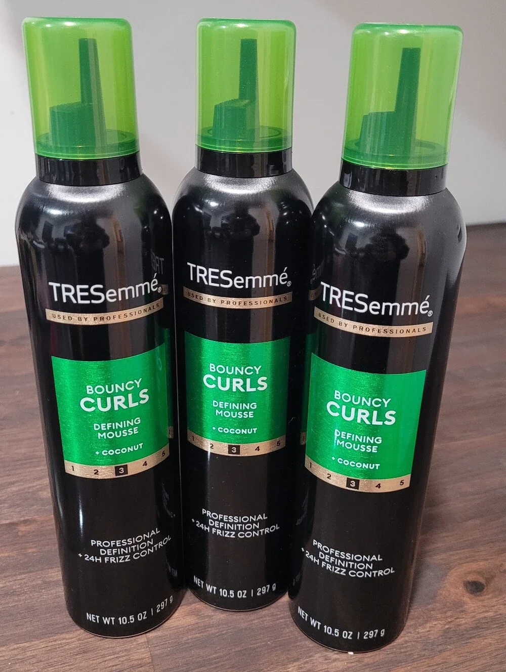 3 Cans Of TRESemmé Bouncy Curls Defining Mousse